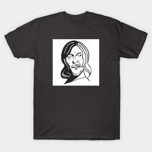 Daryl Dixon the walking dead T-Shirt by Idrawfaces